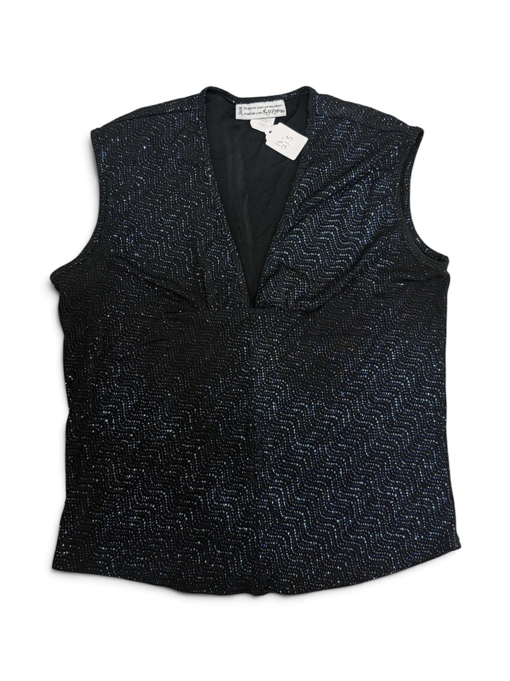 Y2K Self Esteem Glitter Top